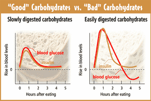 carbohidratos buenos y malos