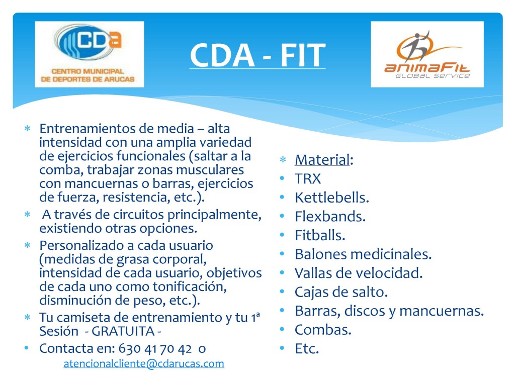 Presentación CDA - FIT